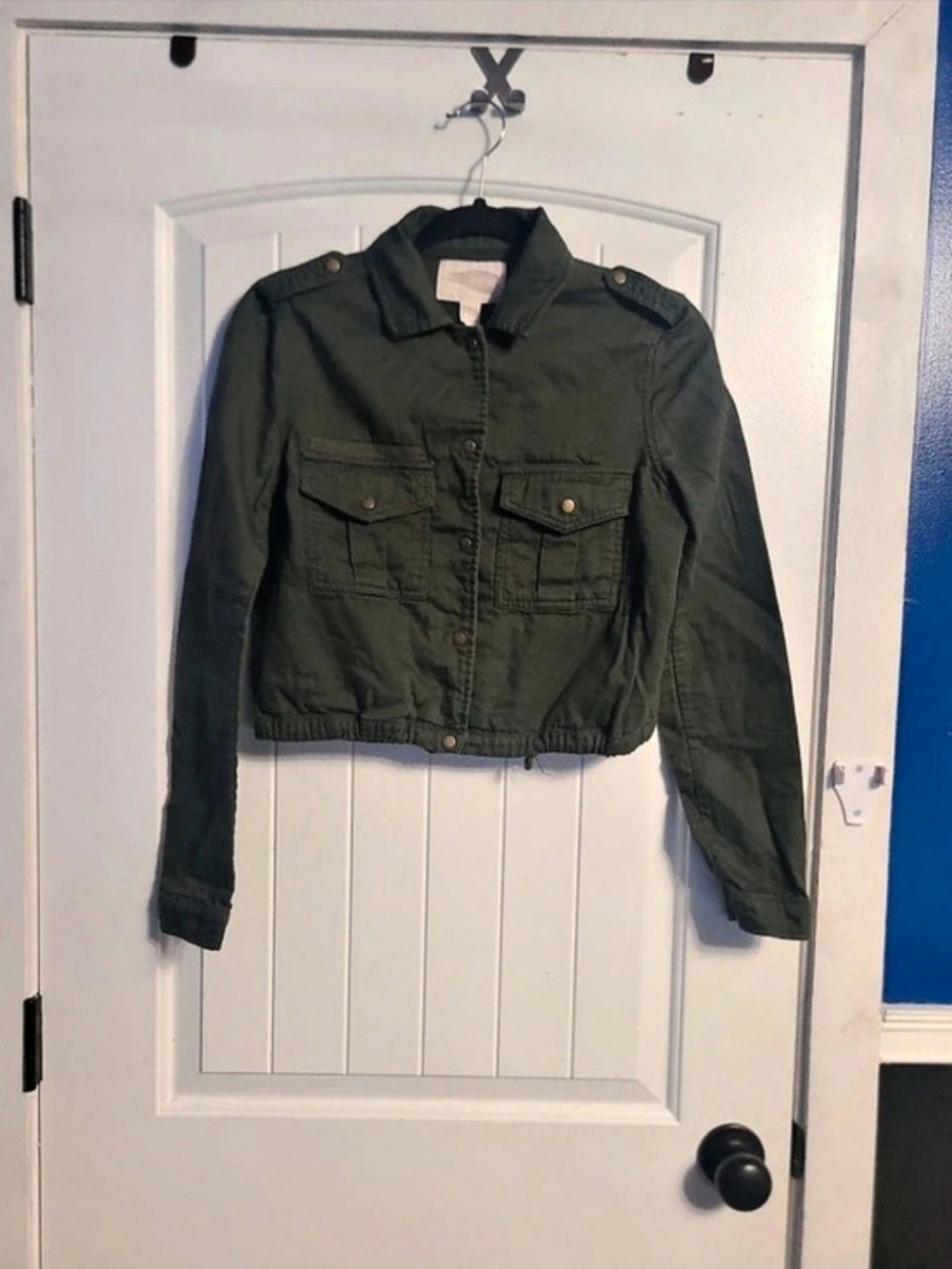 FOREVER 21 Utility Jacket in Green Size Small